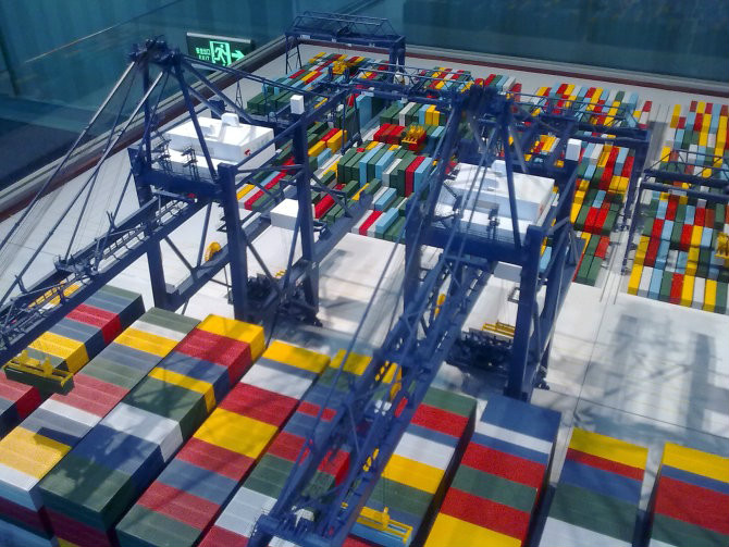 虞城县港口集装箱堆场