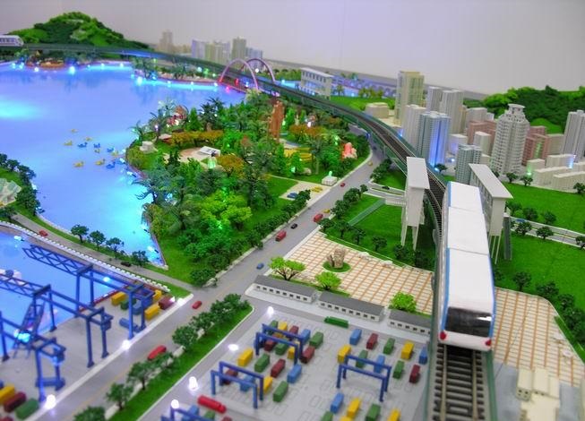 虞城县港口沙盘